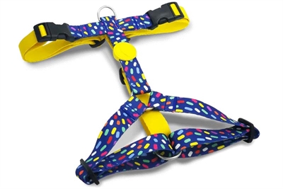 Morso hondentuig h-tuig paars | 70-100x2,5 cm gerecycled