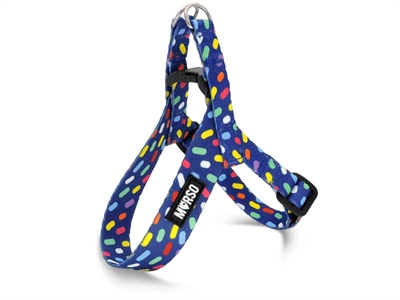 Morso mini hondentuig | verstelbaar recycled paars 32-41x2,5 cm