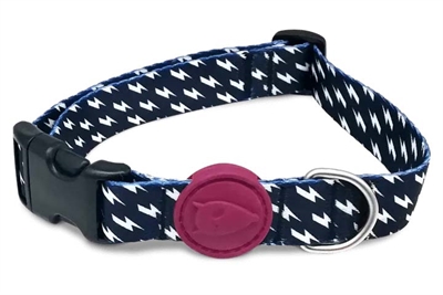 Morso halsband hond gerecycled power flow zwart | 37-58x2,5 cm