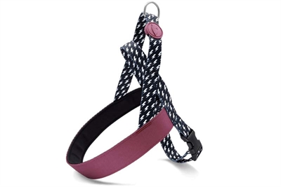 Morso norwegian hondentuig | gerecycled power flow zwart 80-110x66 cm