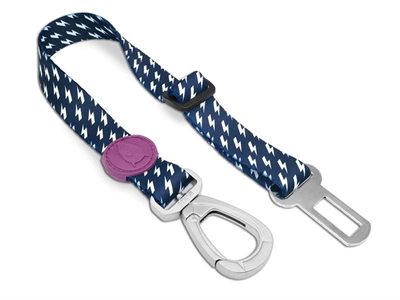 Morso honden autogordel | gerecycled power flow zwart 40-65cm