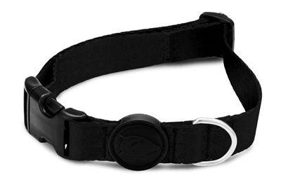 Morso halsband hond gerecycled pureness zwart | 43-70x2,5 cm