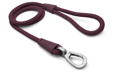 Morso hondenriem soft rope | 120x1 cm - gerecycled plum paars