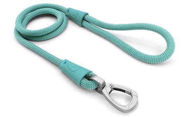 Morso hondenriem regular rope | aquamarine blauw 120x1 cm