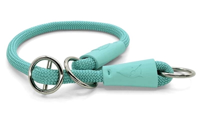 Morso half slip halsband hond | gerecycled aquamarine 45x1 cm