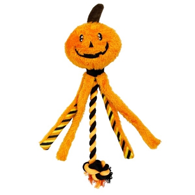 Happy pet halloween dangles pompoen soft pluche touw