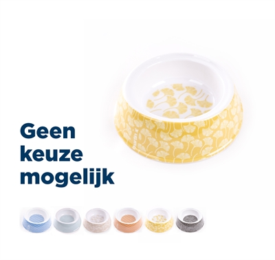Martin voerbak / drinkbak hond melamine 700 ml | assorti