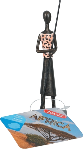 Zolux ornament afrika krijger | 14x4x2,5 cm