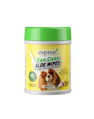 Espree verzorgingsdoekjes aloe voor oren hond | 60 st