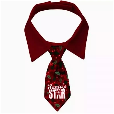 Plenty gifts kerst stropdas santa's star / hulst
