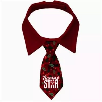 Plenty gifts kerst stropdas santa's star / hulst