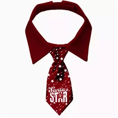 Plenty gifts kerst stropdas santa's star / ster