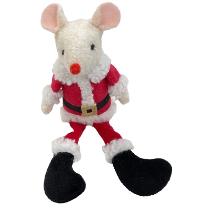 Happy pet santa muis