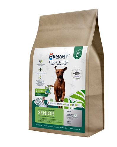 Henart mealworm insect senior with hem eggshell membrane