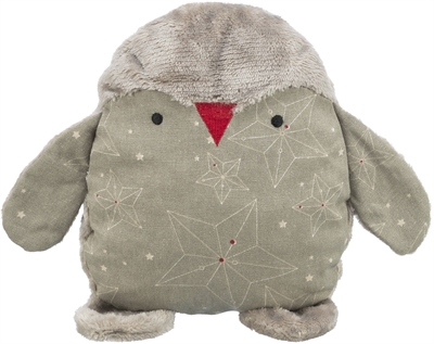 Trixie xmas pinguin zonder geluid stof / pluche grijs