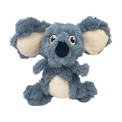 Kong scrumplez koala pluche | grijs 22x23x10 cm met piep