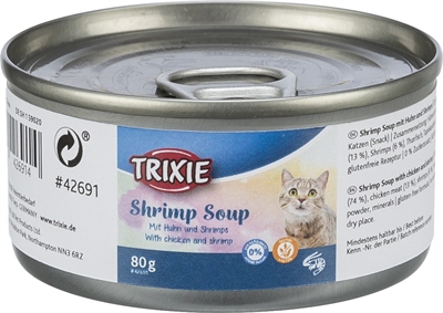 Trixie garnalen soep kip / garnalen | 80 gr glutenvrij