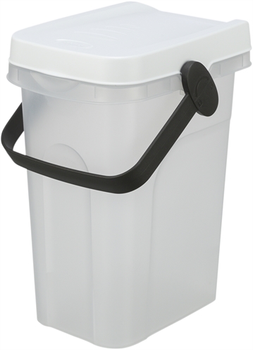 Trixie voerton luchtdicht afsluitbaar 7ltr | transparant/wit