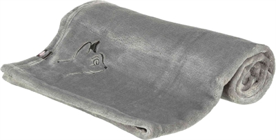 Trixie hondendeken nilay pluche grijs | 70x50x0,5 cm