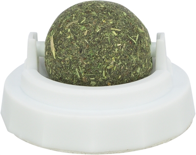 Trixie catnip bal met houder zelfklevend | 5 cm