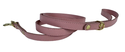 Sazzz hondenriem passion classic leer roze | 147x1,5 cm