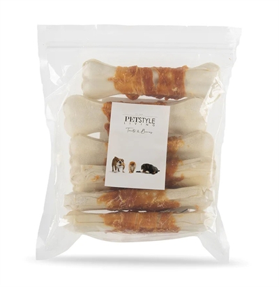 Petstyle living geperst bot wit met kip