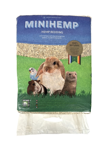 Merkloos hennepvezelstrooisel | 4x3 kg bodembedekking knaagdier