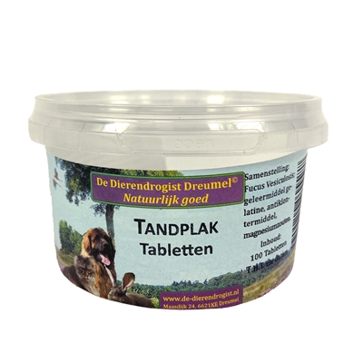 Dierendrogist tandplak tabletten | 100 st