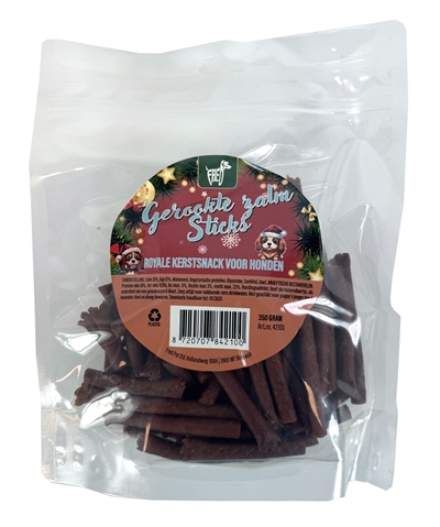 Freds gerookte zalm sticks