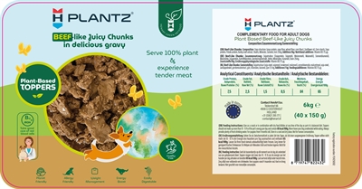 Henart henart plantz toppers beef like pouch | 40x150 gr