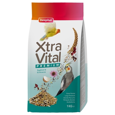 Beaphar xtravital grote parkiet | 1 kg voedsel