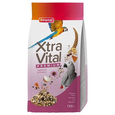 Beaphar xtravital papegaai | 1 kg voer voor papegaaien