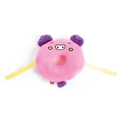 Martin hondenspeelgoed varken donut pluche gerecycled