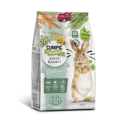 Cunipic premium adult konijn 2,5 kg | kruideniersvoeding konijnen