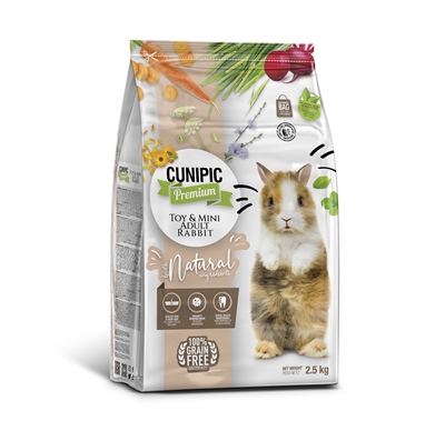 Cunipic premium adult dwergkonijn | 2,5 kg korrels