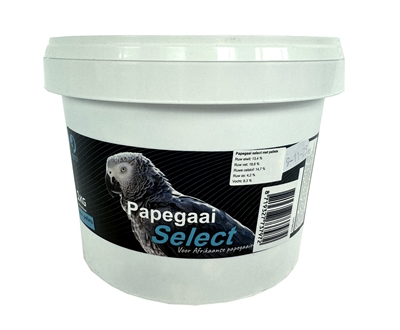 Hareco papegaai select met pellets 1 kg | hoogwaardige vogelspeciaalvoer