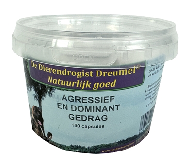 Dierendrogist agressief / dominant capsules | 150 st