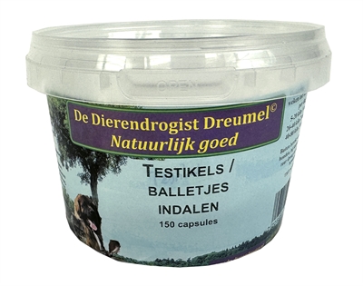 Dierendrogist testikels indalen capsules | 150 st