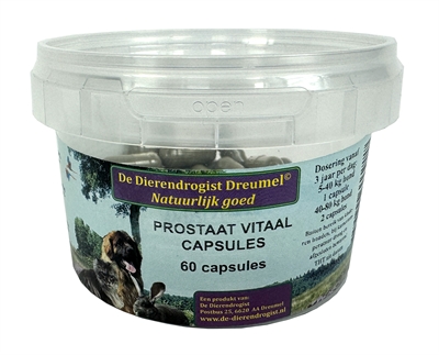 Dierendrogist prostaat vitaal capsules | 60 st
