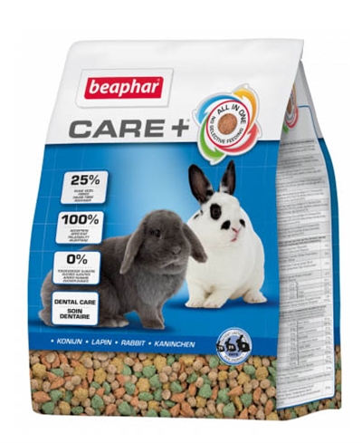 Beaphar care+ konijn | 1,5 kg kruideniersvoer voor konijnen