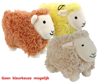 Happy pet curly pet pluche schaap | 19x12x15 cm