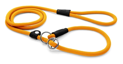 Morso hondenriem retrieverlijn | 170x1 cm goud gerecycled rope