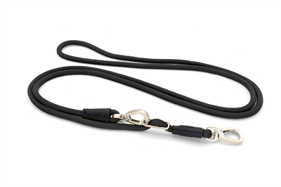 Morso hondenriem hands free soft rope | 260x1 cm zwart recycled