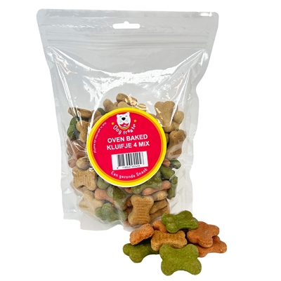 Dog treatz oven baked klijfje 4 mix | 600 gr