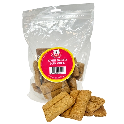 Dog treatz oven baked duo koek | 600 gr