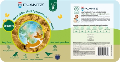 Henart plantz toppers chicken like pouch