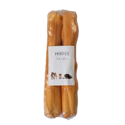 Petstyle living gepofte rol geroosterd rund | 25-26 cm 2 st