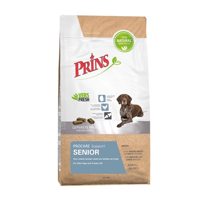 Prins prcare senior 12 kg | hoogwaardige voeding voor senioren