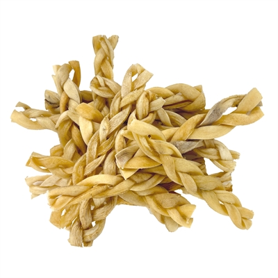 Petsnack buffel vlecht | 1 kg dierensnack voor honden
