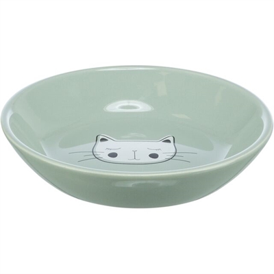 Trixie voerbak kat verhoogd keramiek 200 ml 14 cm | assorti